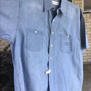 G.H Bass & Co DENIM Button down Shirt. Gently Used